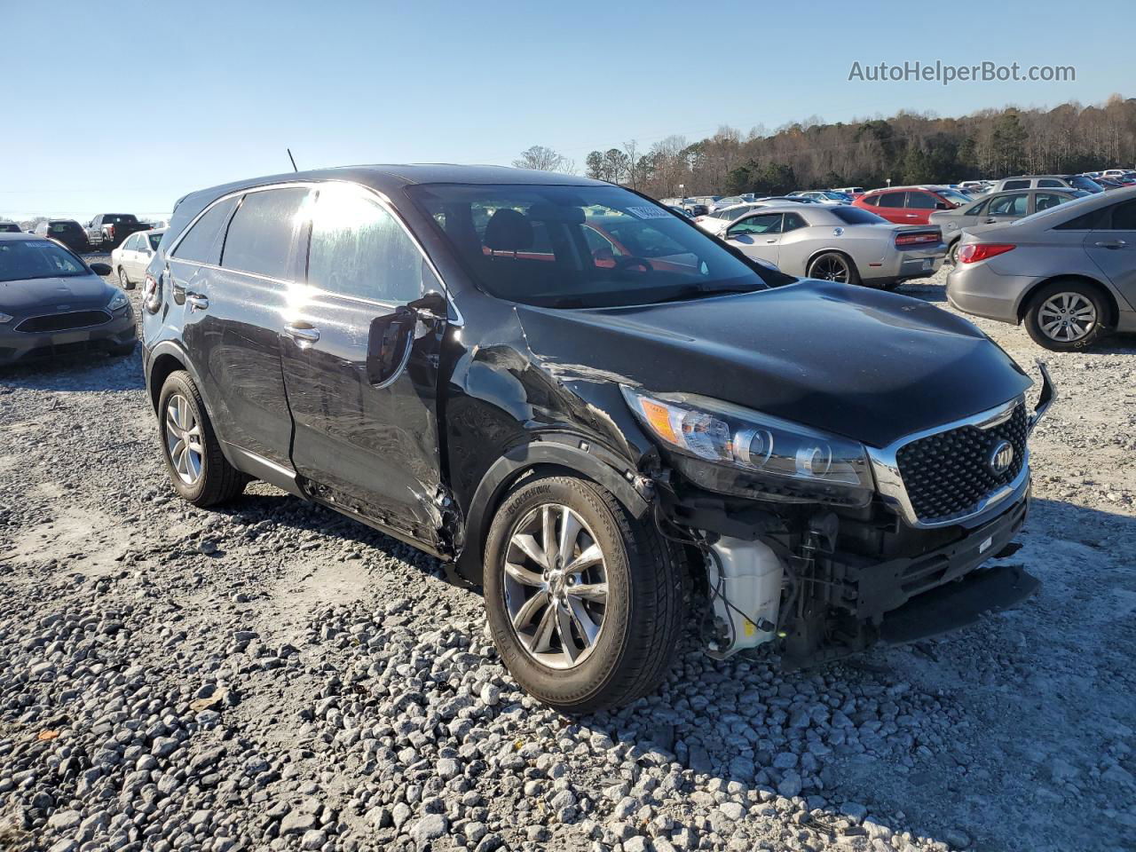 2018 Kia Sorento Lx Black vin: 5XYPG4A33JG410491