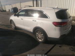 2018 Kia Sorento 2.4l Lx White vin: 5XYPG4A33JG430840