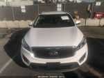 2018 Kia Sorento 2.4l Lx White vin: 5XYPG4A33JG430840