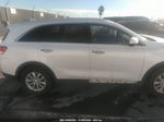 2018 Kia Sorento 2.4l Lx White vin: 5XYPG4A33JG430840