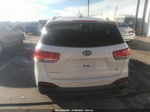 2018 Kia Sorento 2.4l Lx White vin: 5XYPG4A33JG430840