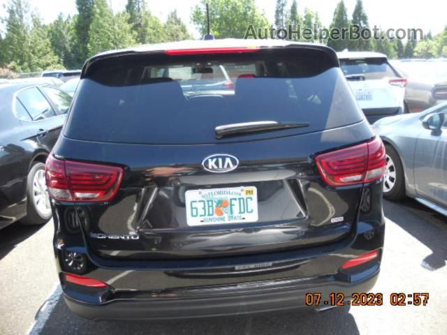 2020 Kia Sorento Lx Черный vin: 5XYPG4A33LG626358