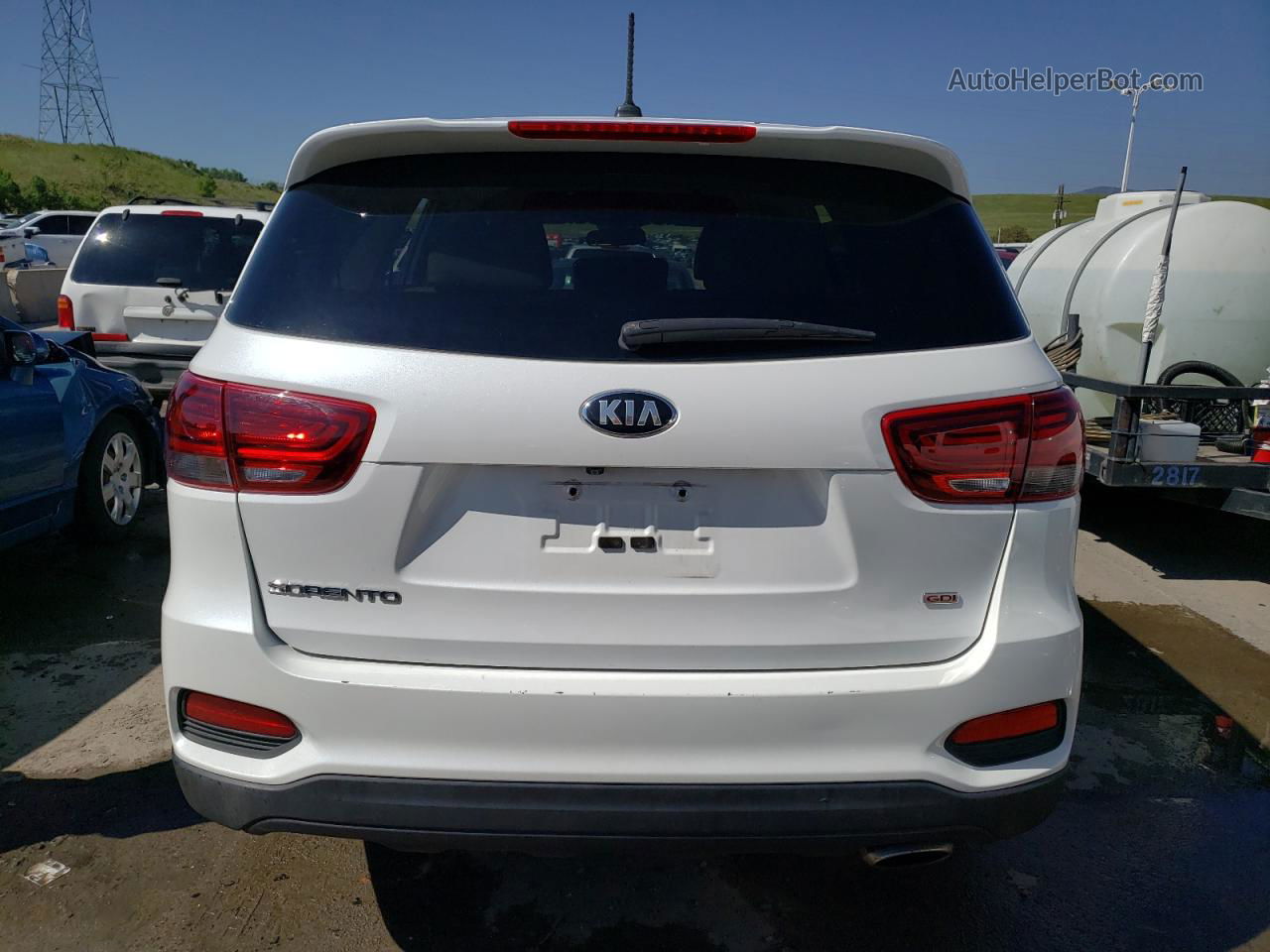 2020 Kia Sorento L White vin: 5XYPG4A33LG647243