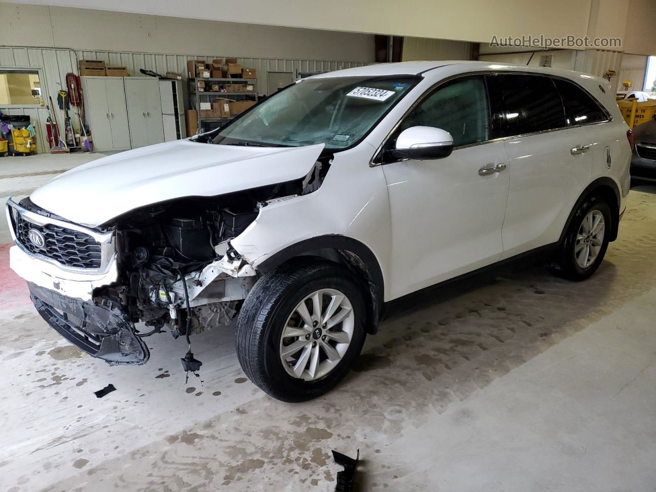 2020 Kia Sorento L White vin: 5XYPG4A33LG661501