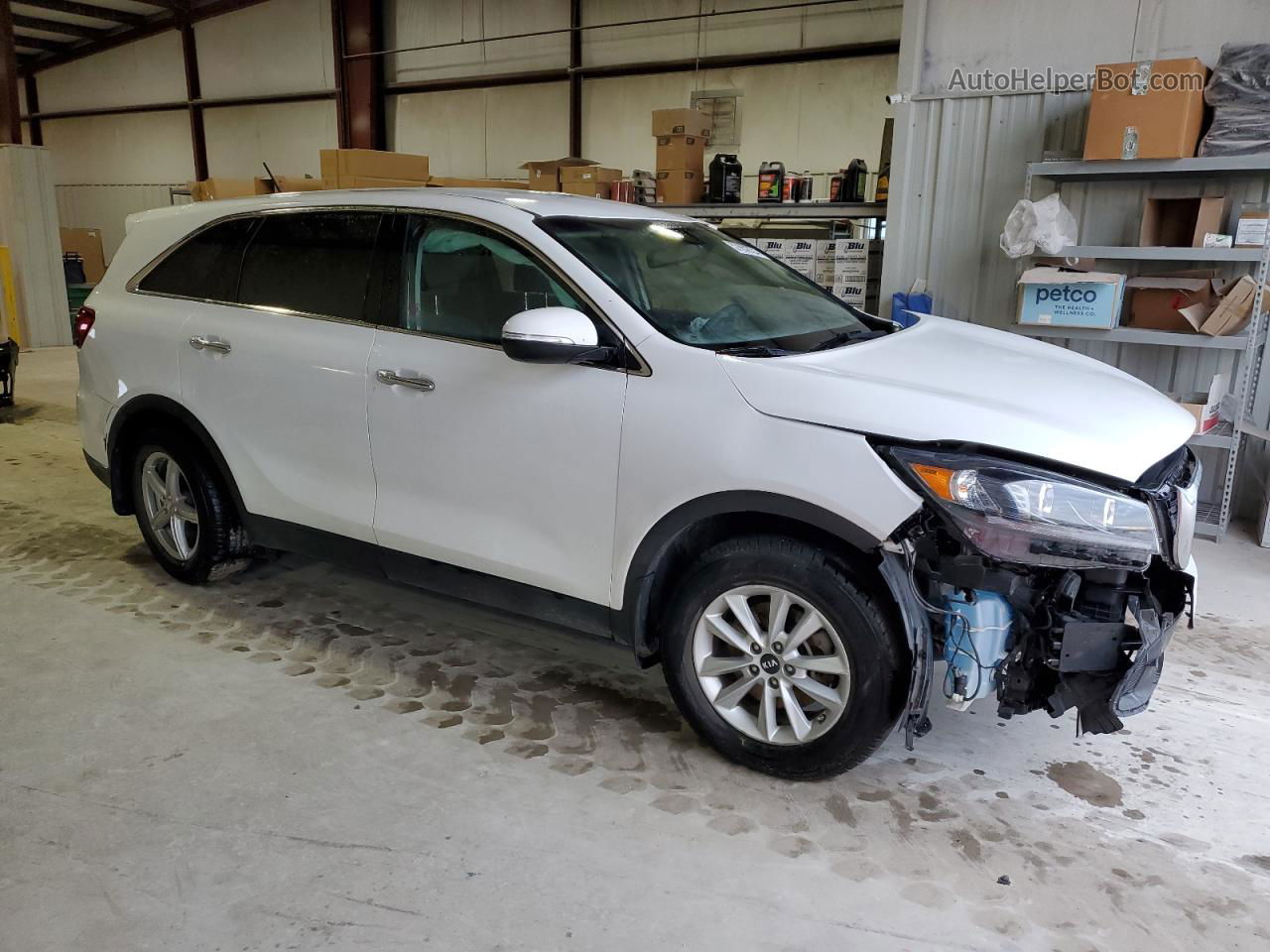 2020 Kia Sorento L White vin: 5XYPG4A33LG661501