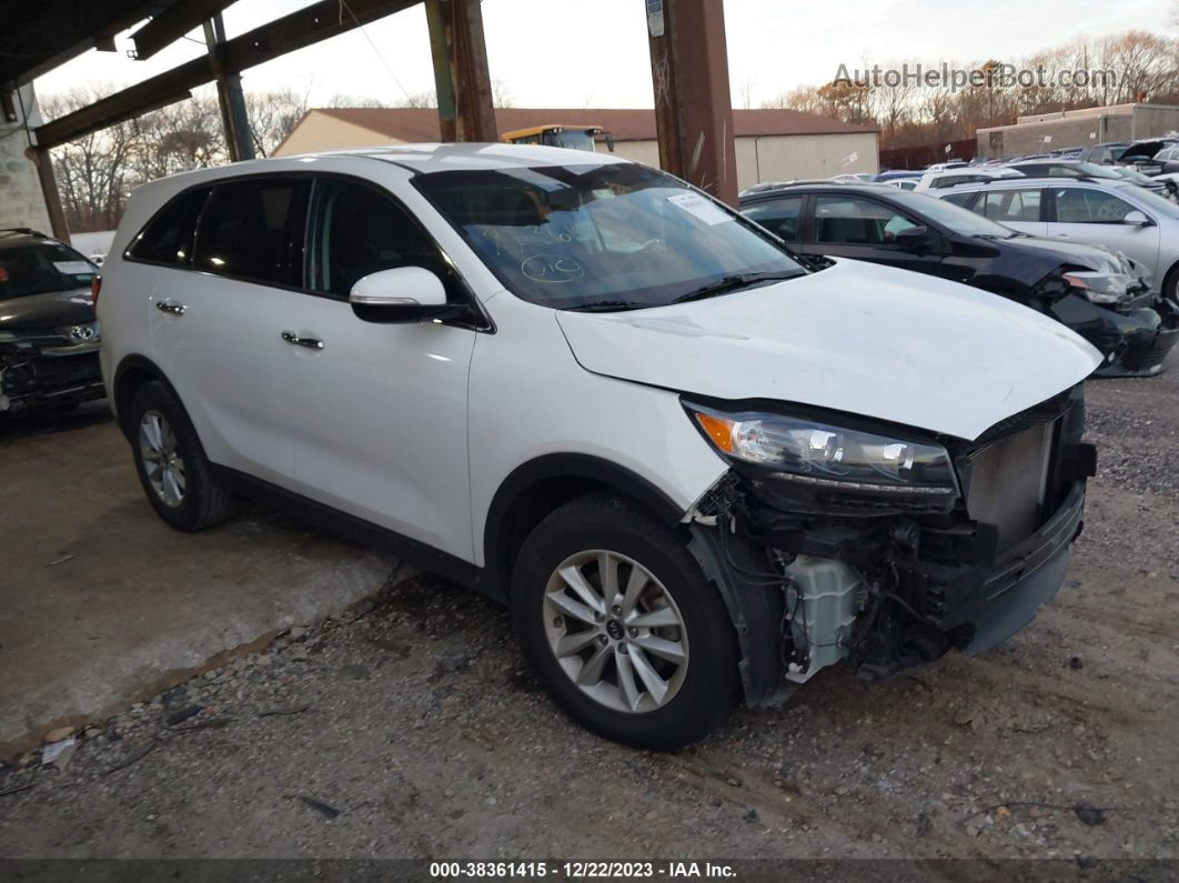 2020 Kia Sorento 2.4l Lx White vin: 5XYPG4A33LG661577