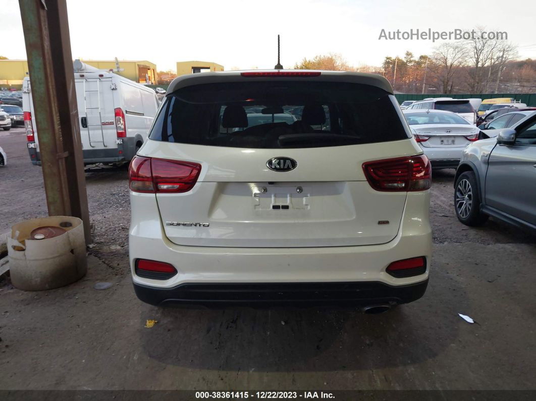 2020 Kia Sorento 2.4l Lx White vin: 5XYPG4A33LG661577