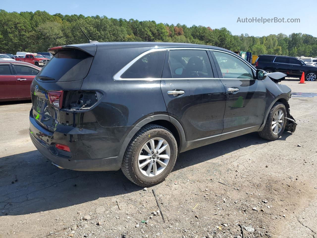 2020 Kia Sorento L Черный vin: 5XYPG4A33LG662969