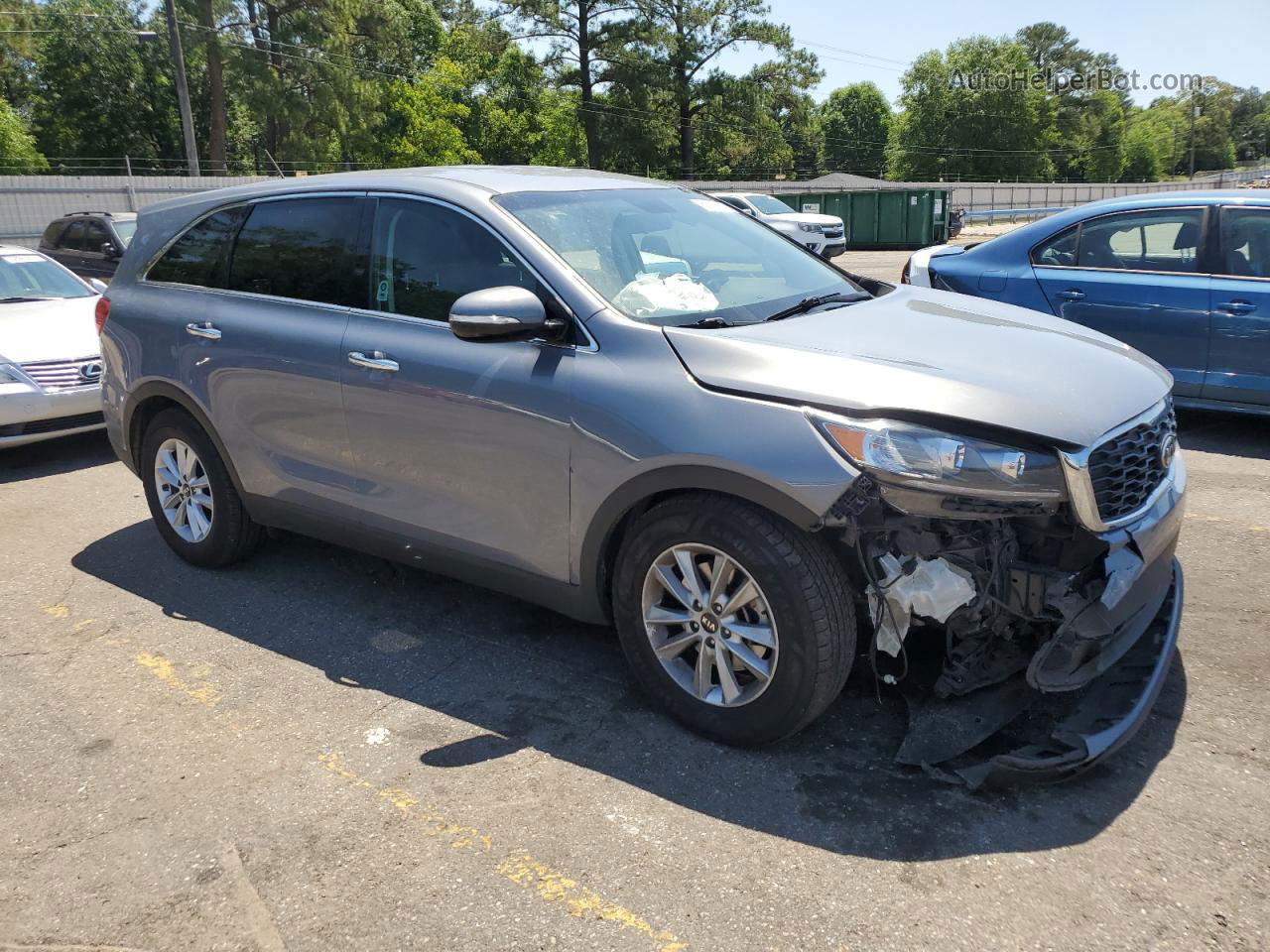 2020 Kia Sorento L Gray vin: 5XYPG4A33LG683739