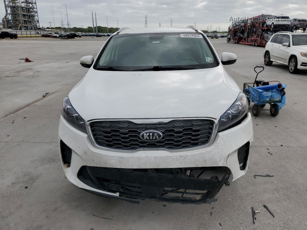 2020 Kia Sorento L White vin: 5XYPG4A33LG688357