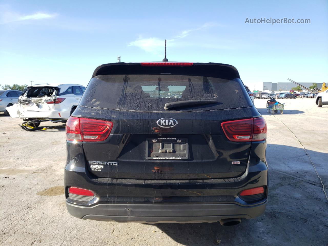 2020 Kia Sorento L Черный vin: 5XYPG4A33LG701656