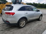 2016 Kia Sorento Lx Silver vin: 5XYPG4A34GG156007