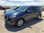 2017 Kia Sorento Lx Синий vin: 5XYPG4A34HG203702