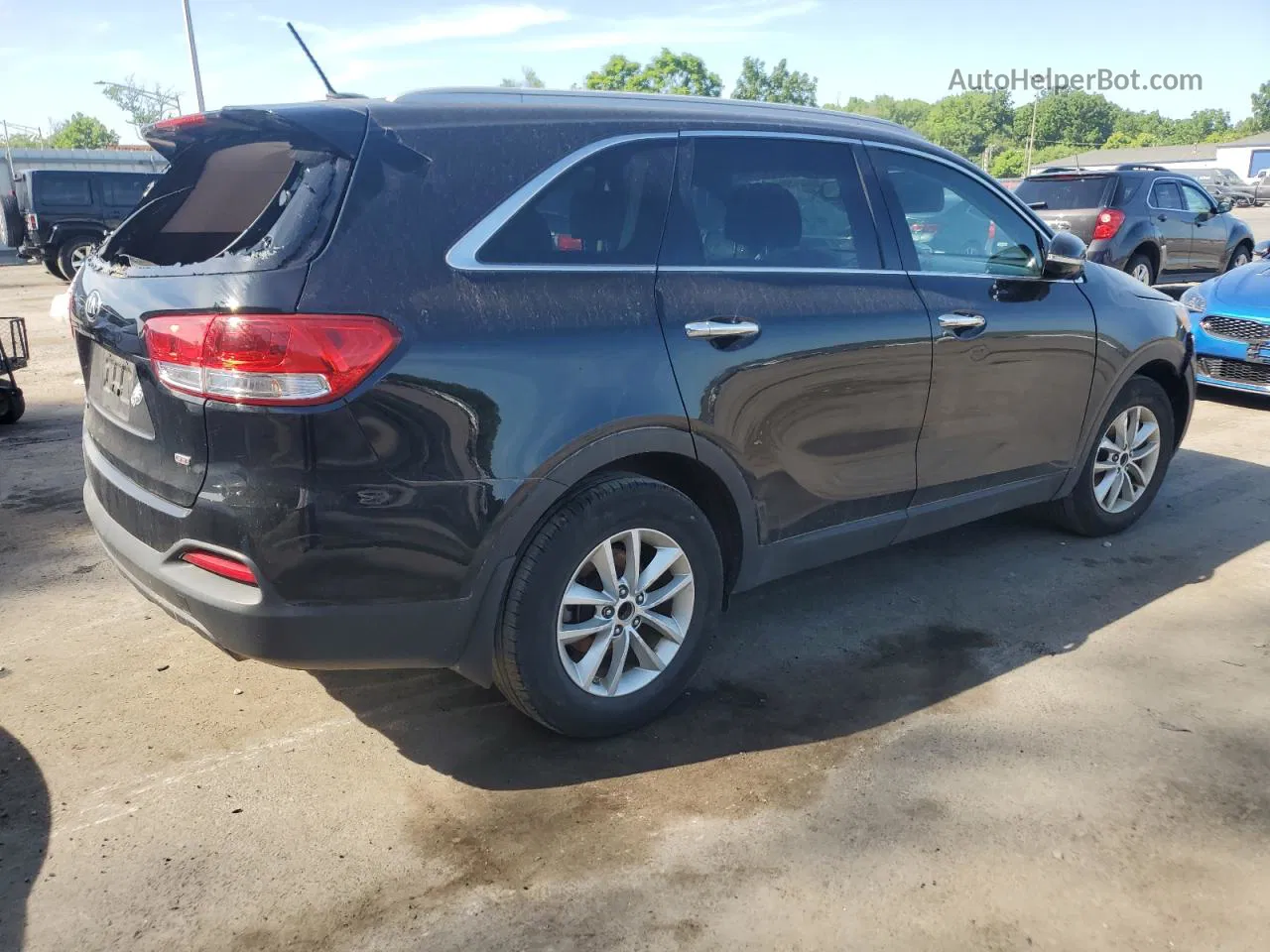 2017 Kia Sorento Lx Black vin: 5XYPG4A34HG214666