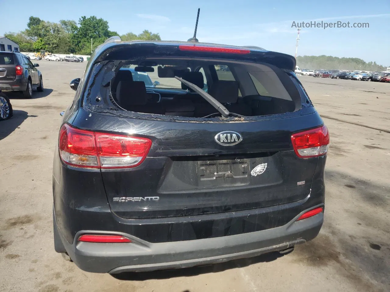 2017 Kia Sorento Lx Black vin: 5XYPG4A34HG214666