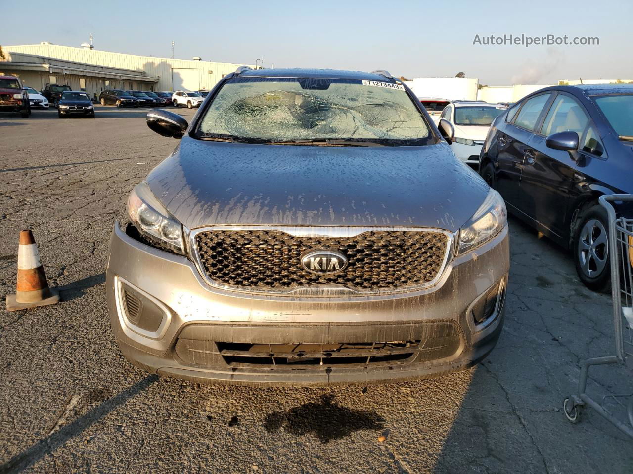 2017 Kia Sorento Lx Gray vin: 5XYPG4A34HG281896