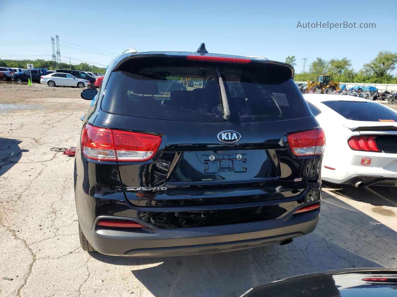 2018 Kia Sorento Lx Black vin: 5XYPG4A34JG346106