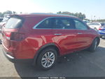 2018 Kia Sorento 2.4l Lx Red vin: 5XYPG4A34JG346459