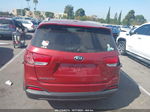 2018 Kia Sorento 2.4l Lx Red vin: 5XYPG4A34JG346459