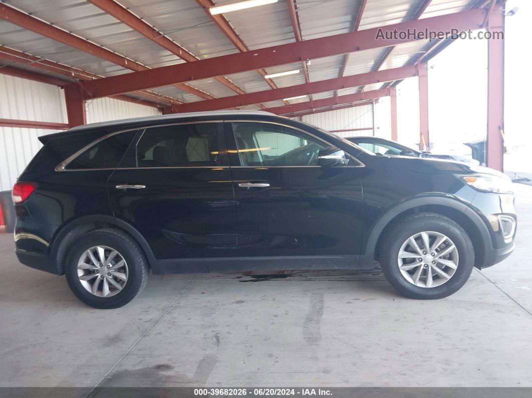 2018 Kia Sorento 2.4l Lx Black vin: 5XYPG4A34JG346817