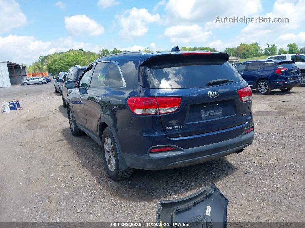 2018 Kia Sorento 2.4l Lx Blue vin: 5XYPG4A34JG358224