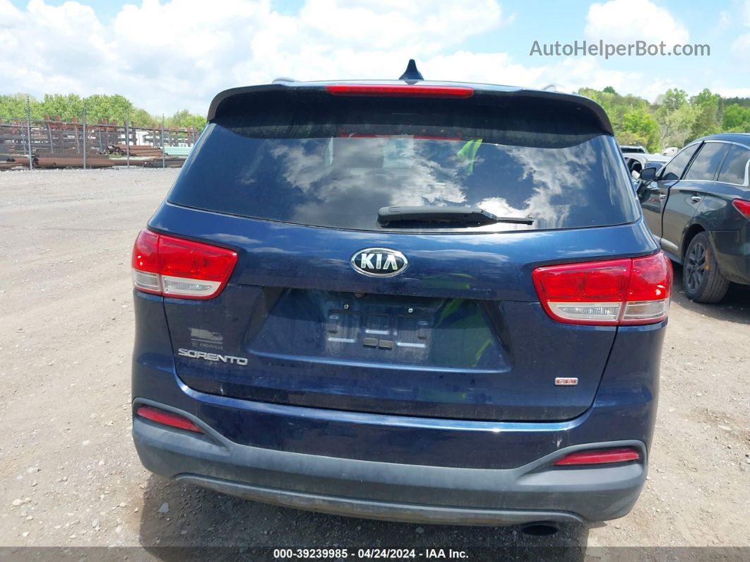 2018 Kia Sorento 2.4l Lx Blue vin: 5XYPG4A34JG358224