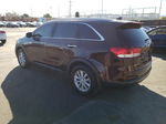 2018 Kia Sorento Lx Burgundy vin: 5XYPG4A34JG367926