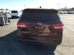 2018 Kia Sorento Lx Burgundy vin: 5XYPG4A34JG367926