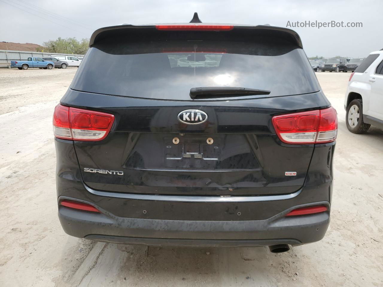 2018 Kia Sorento Lx Black vin: 5XYPG4A34JG377193