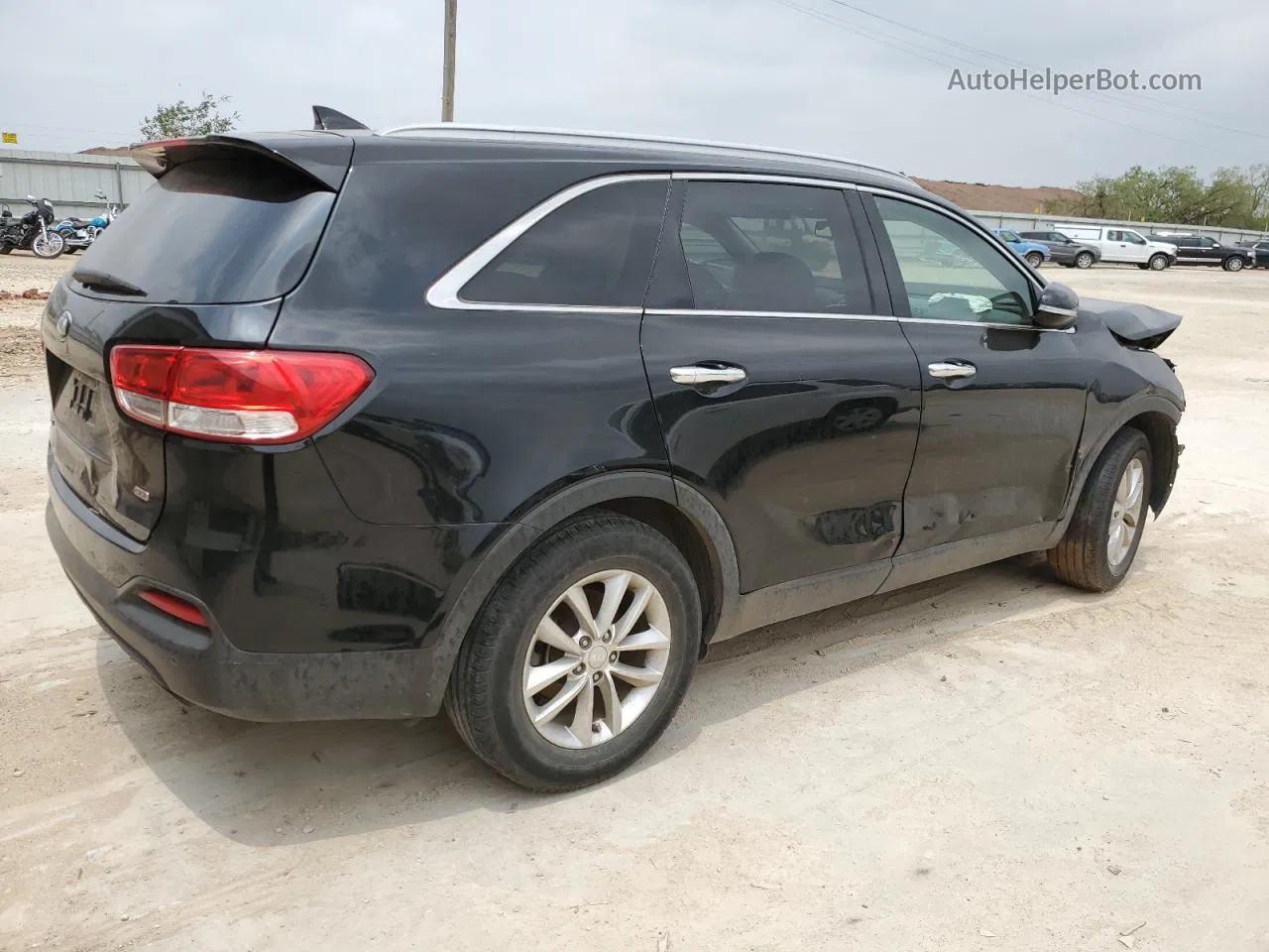 2018 Kia Sorento Lx Black vin: 5XYPG4A34JG377193