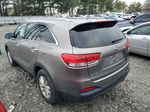 2018 Kia Sorento Lx Gray vin: 5XYPG4A34JG411584