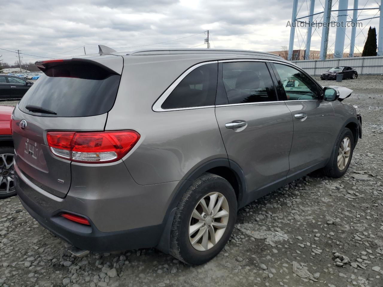 2018 Kia Sorento Lx Gray vin: 5XYPG4A34JG411584