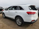 2018 Kia Sorento Lx White vin: 5XYPG4A34JG412444