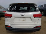 2018 Kia Sorento Lx White vin: 5XYPG4A34JG412444