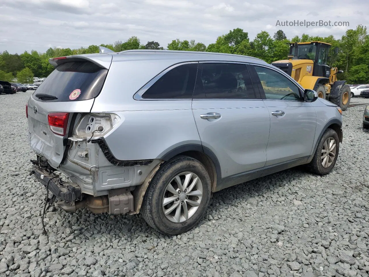 2018 Kia Sorento Lx Серебряный vin: 5XYPG4A34JG426554