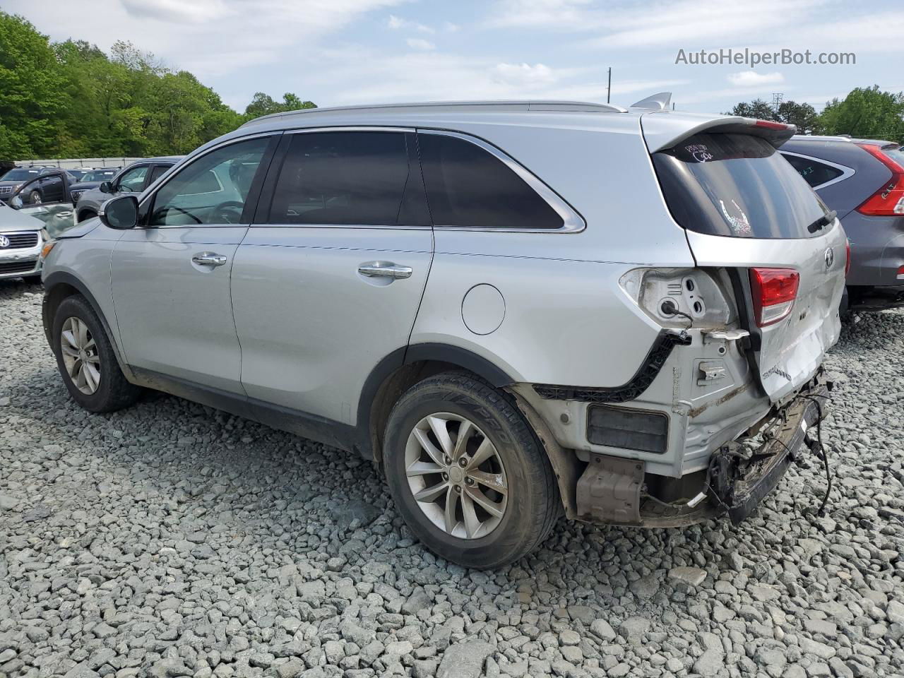 2018 Kia Sorento Lx Серебряный vin: 5XYPG4A34JG426554