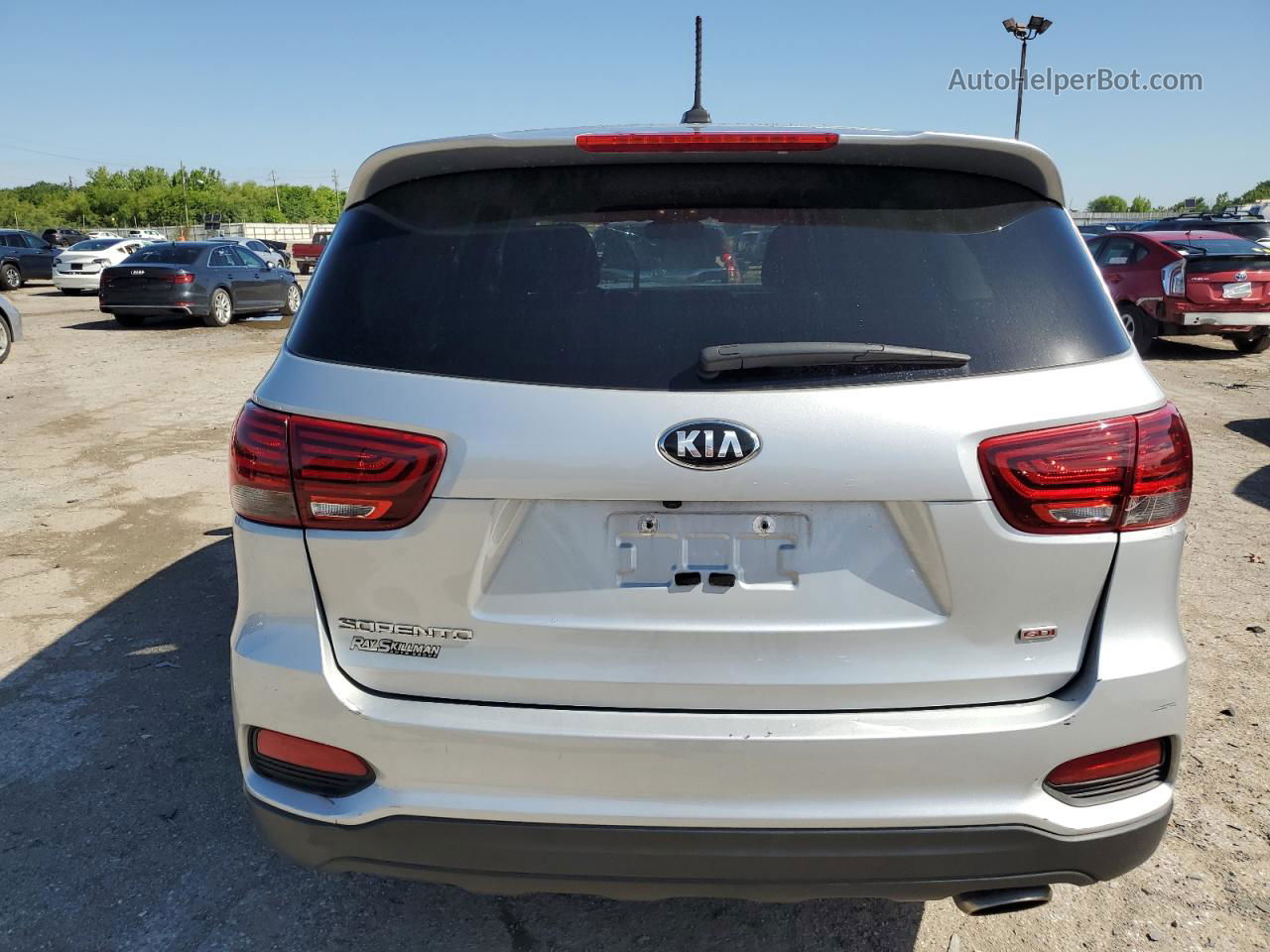 2020 Kia Sorento L Silver vin: 5XYPG4A34LG624828