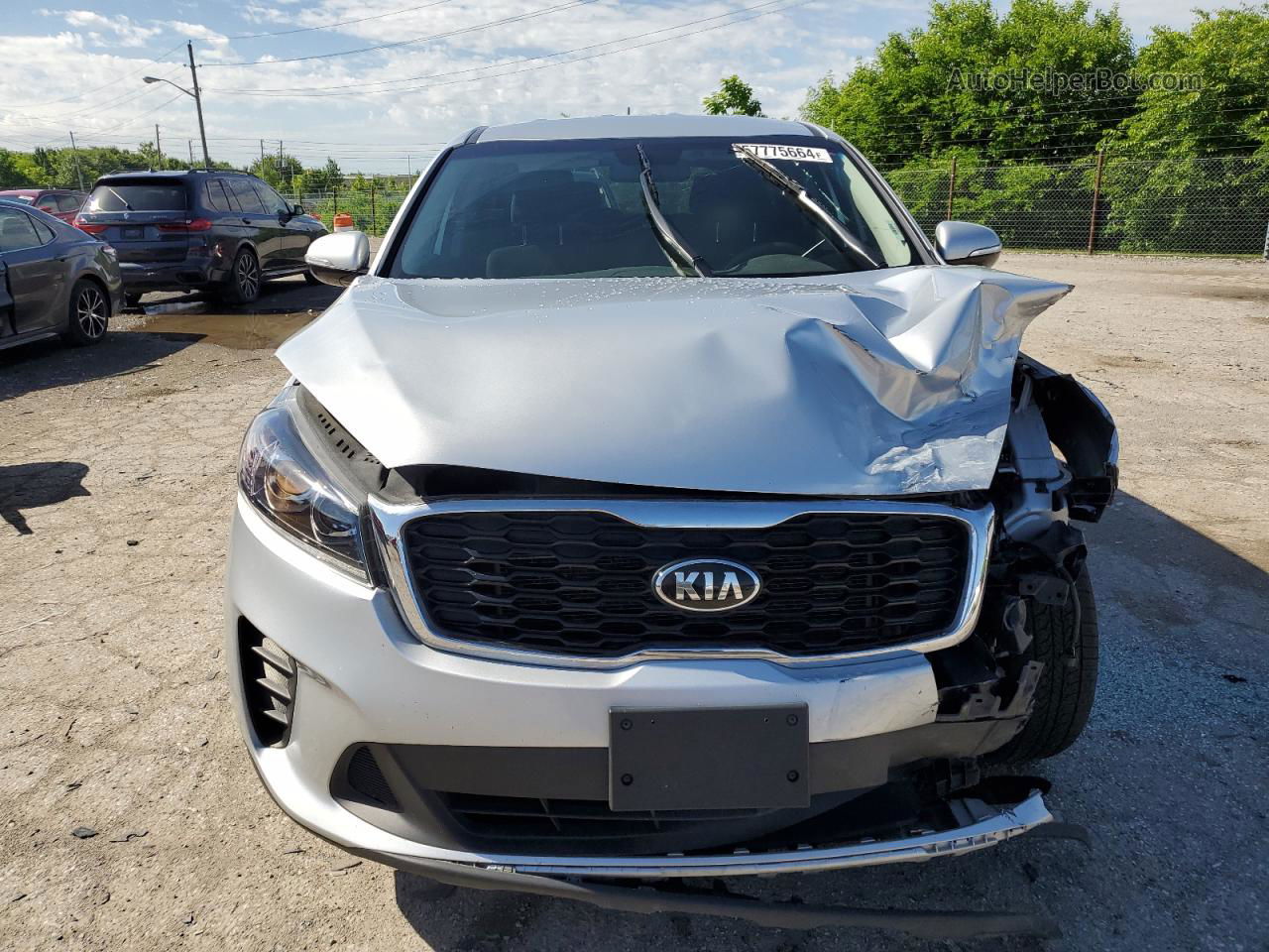 2020 Kia Sorento L Silver vin: 5XYPG4A34LG624828