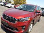 2020 Kia Sorento Lx Red vin: 5XYPG4A34LG643928