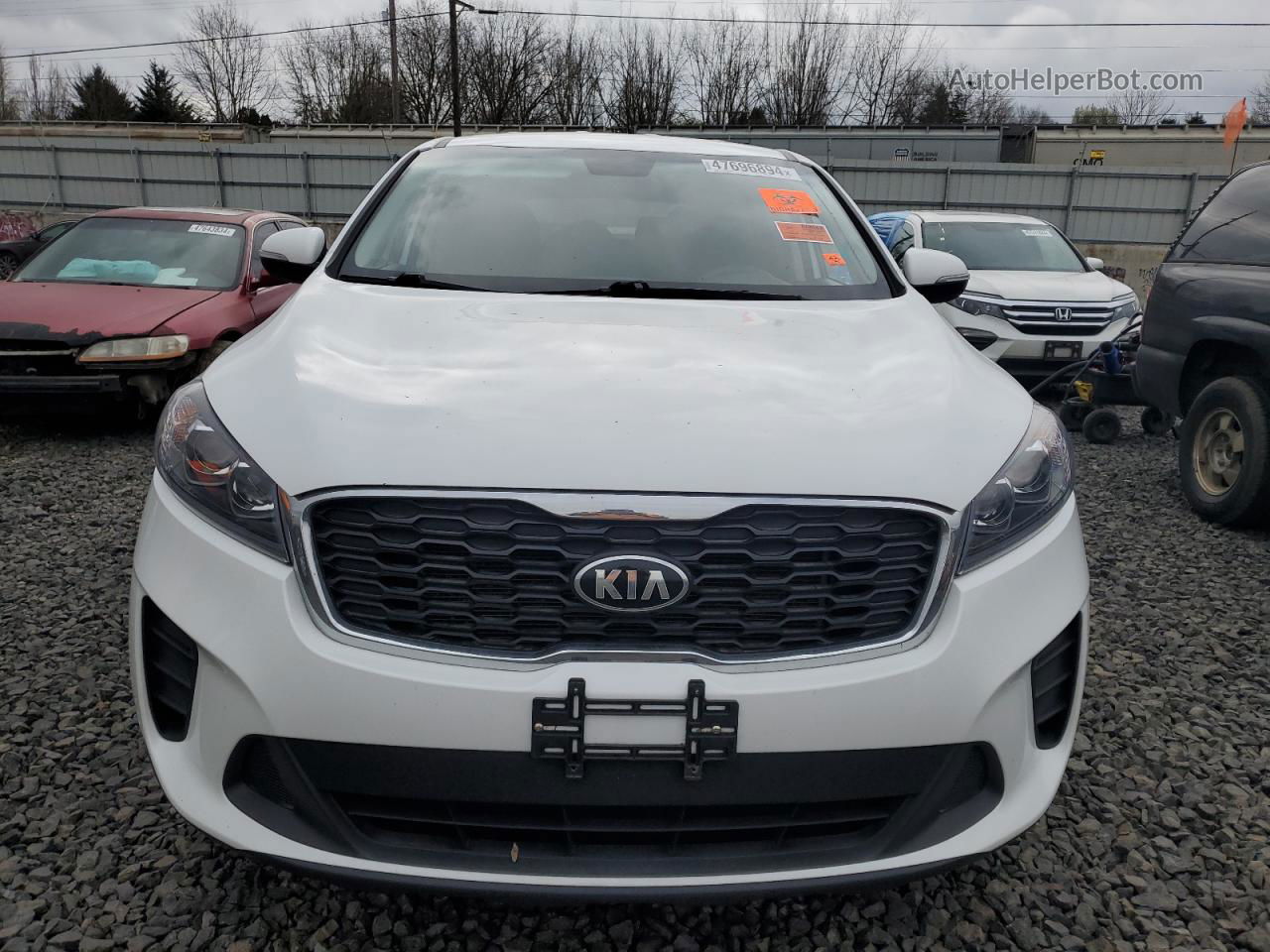 2020 Kia Sorento L White vin: 5XYPG4A34LG678307