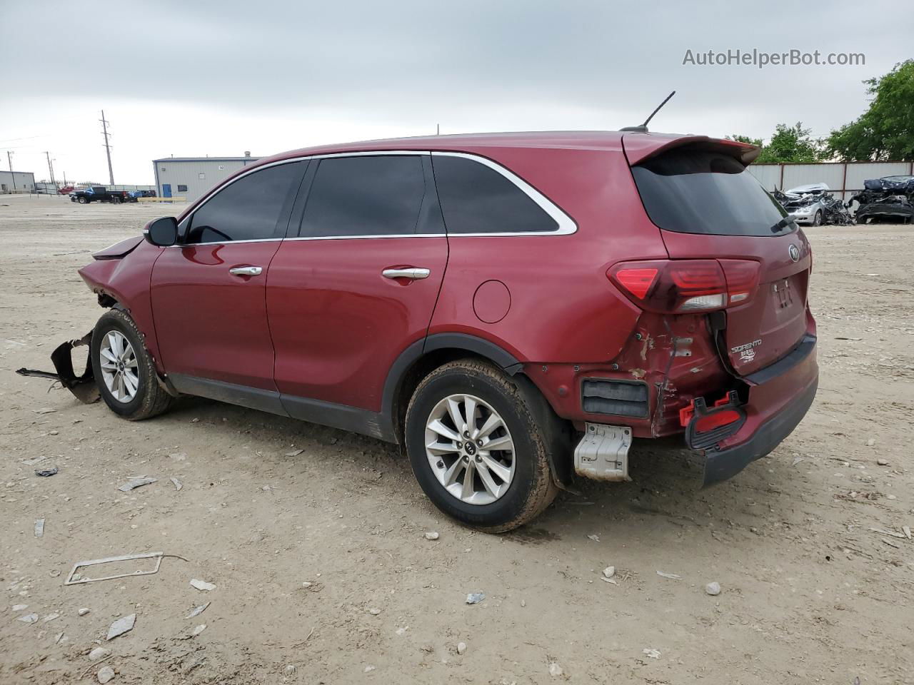 2020 Kia Sorento L Burgundy vin: 5XYPG4A34LG687900