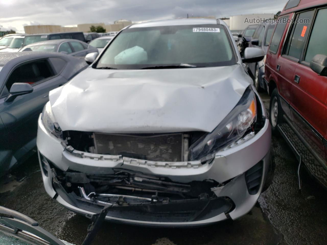 2020 Kia Sorento L Silver vin: 5XYPG4A34LG712052