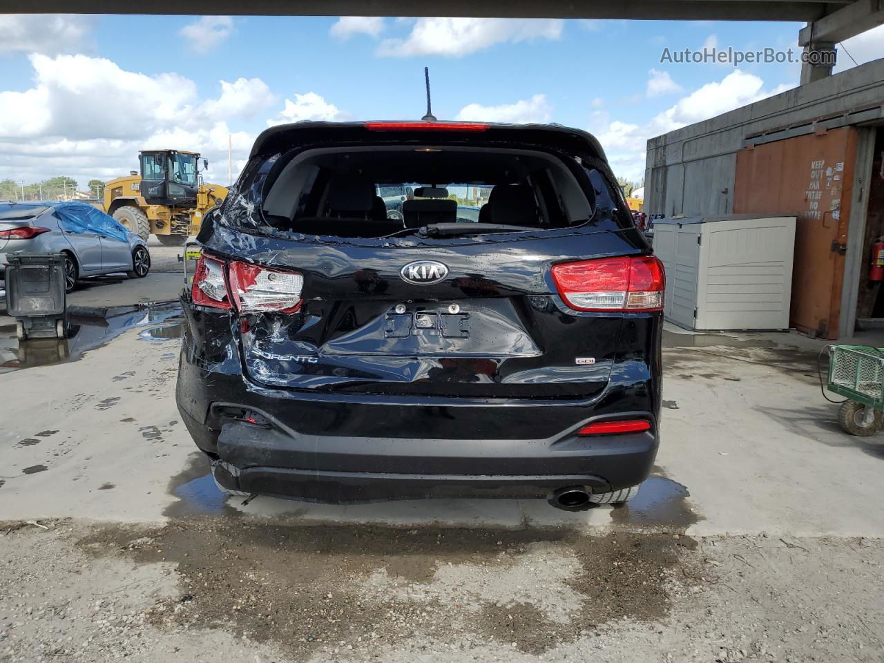 2017 Kia Sorento Lx Черный vin: 5XYPG4A35HG206690