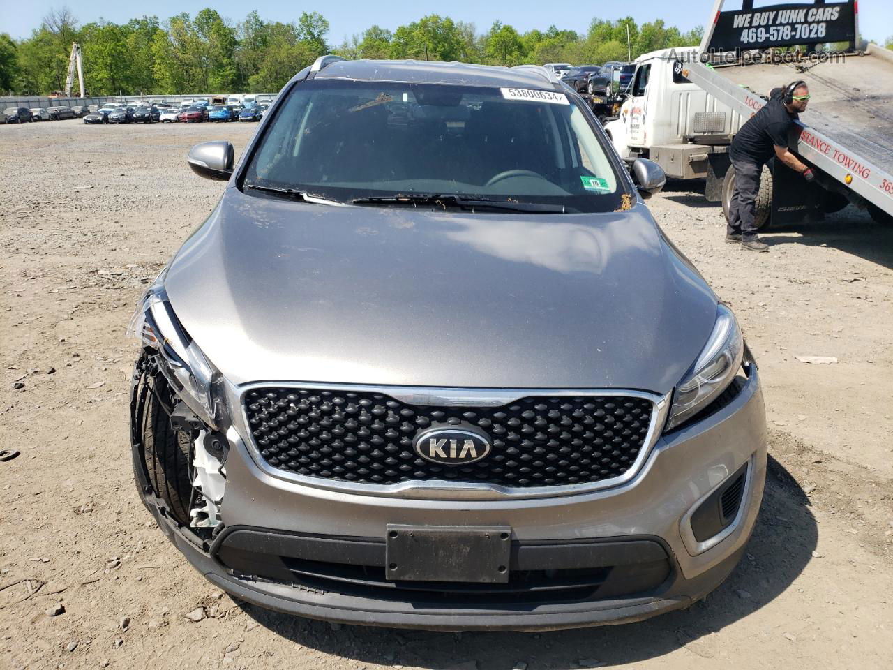 2017 Kia Sorento Lx Gray vin: 5XYPG4A35HG221626