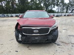 2017 Kia Sorento Lx Red vin: 5XYPG4A35HG239687