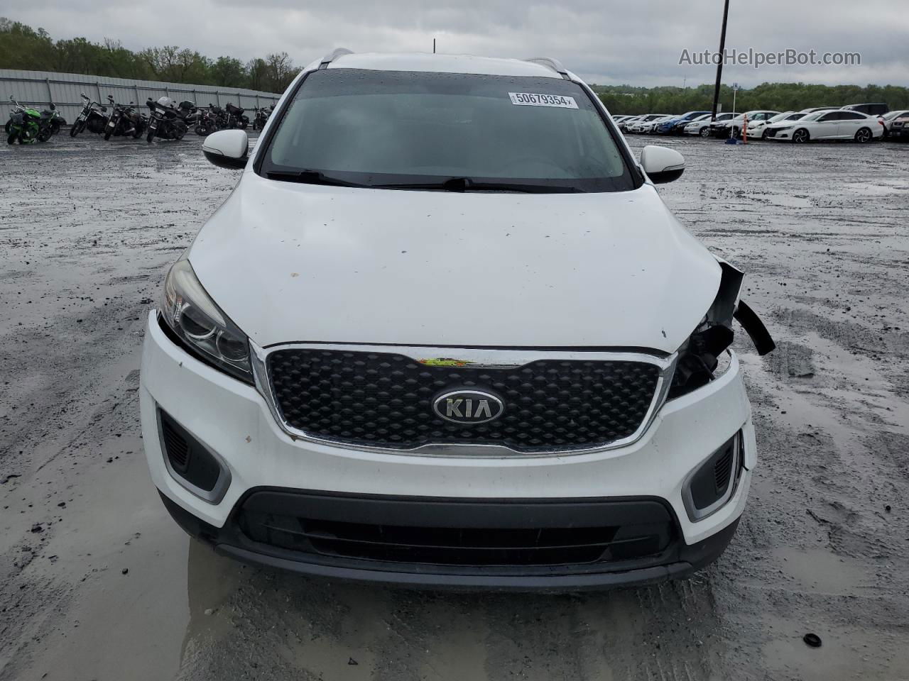 2017 Kia Sorento Lx Белый vin: 5XYPG4A35HG260331