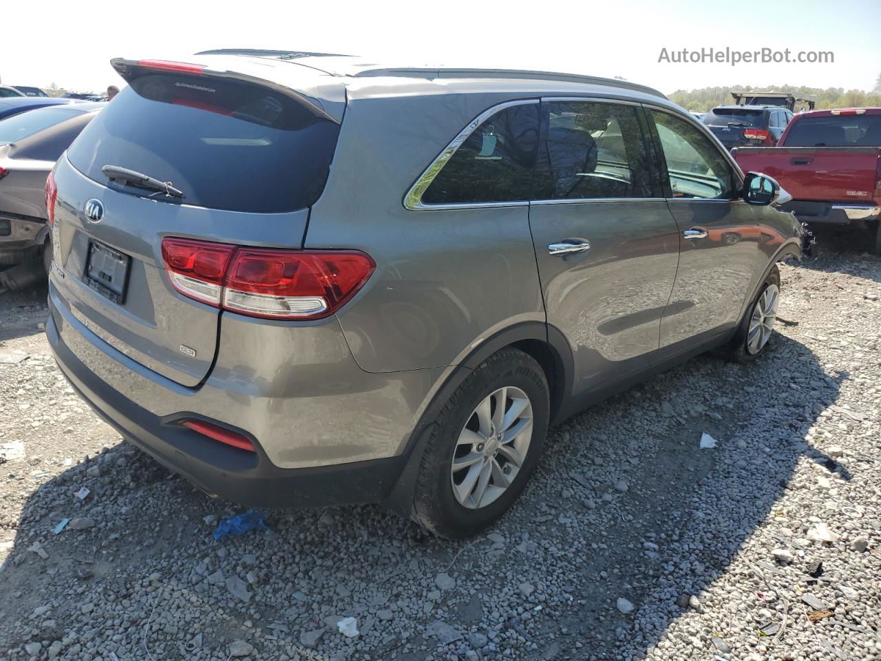 2017 Kia Sorento Lx Gray vin: 5XYPG4A35HG267540