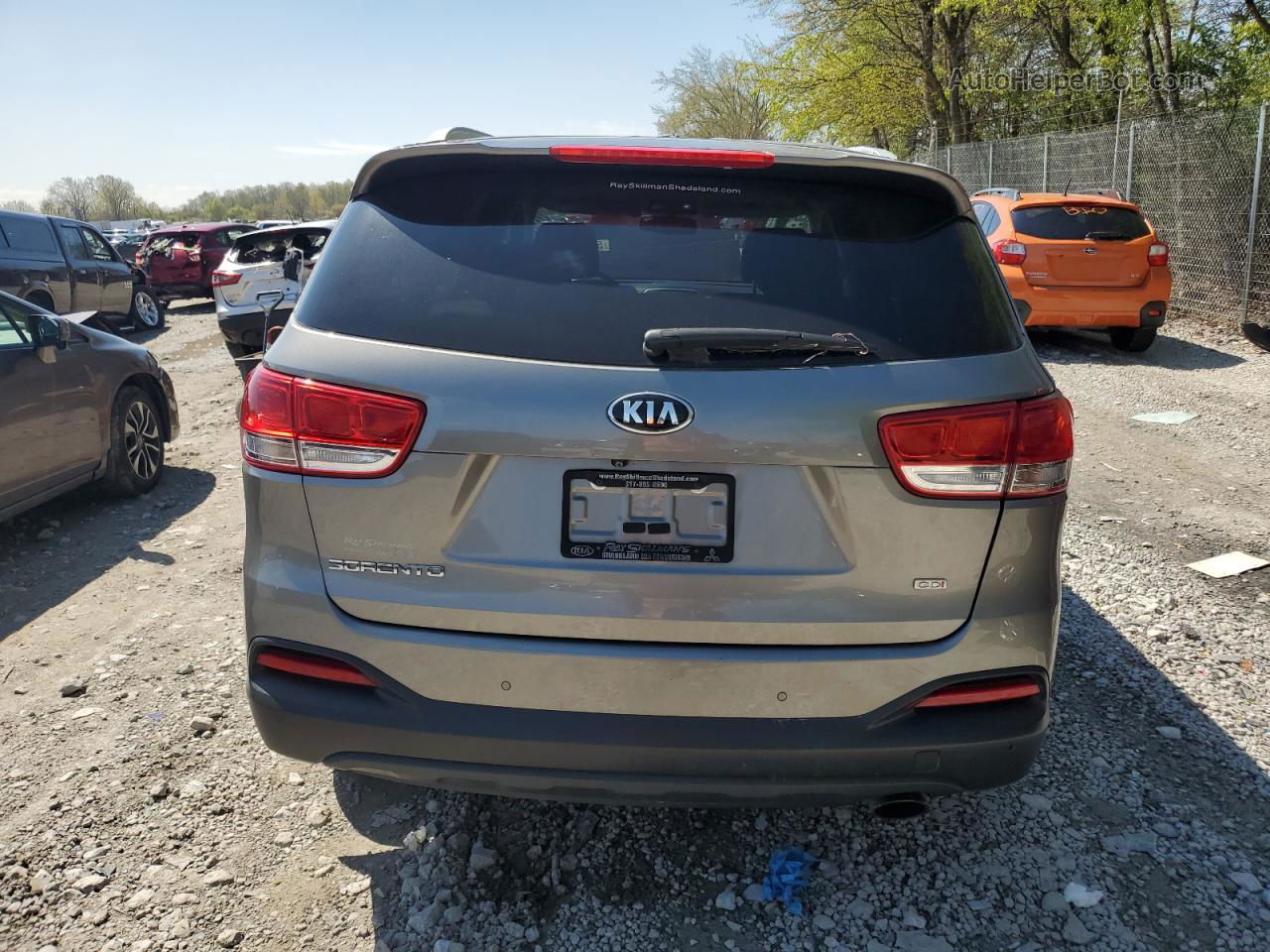 2017 Kia Sorento Lx Gray vin: 5XYPG4A35HG267540