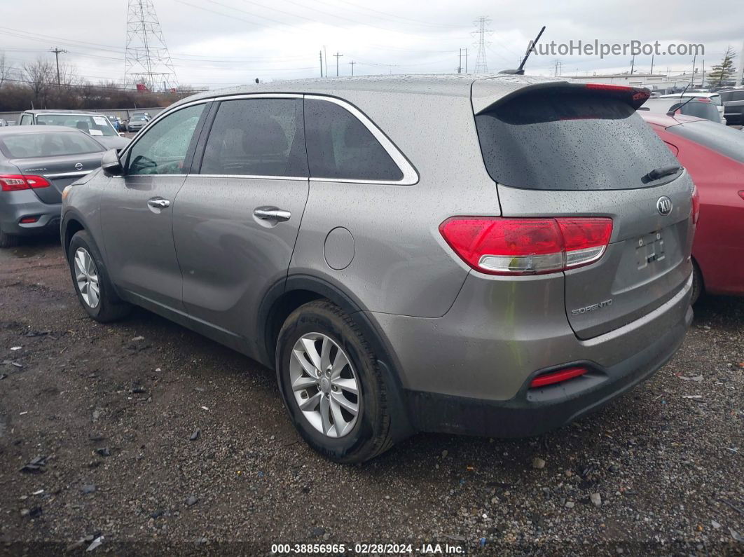 2018 Kia Sorento 2.4l L Серый vin: 5XYPG4A35JG339049