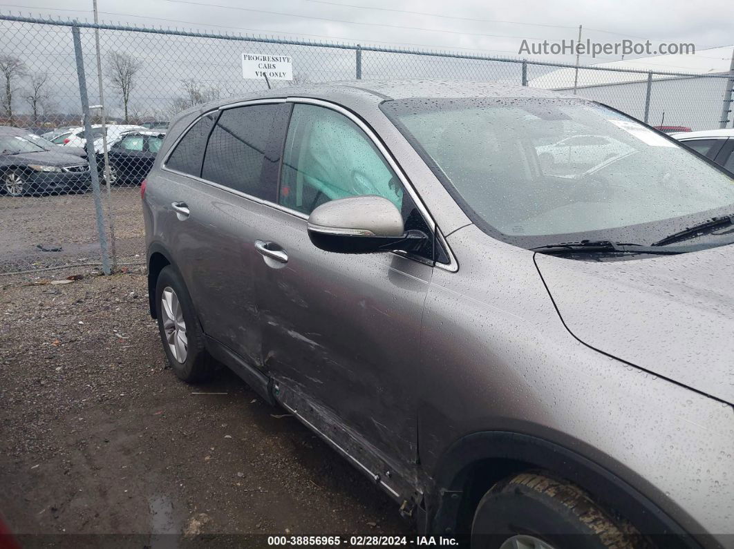 2018 Kia Sorento 2.4l L Серый vin: 5XYPG4A35JG339049